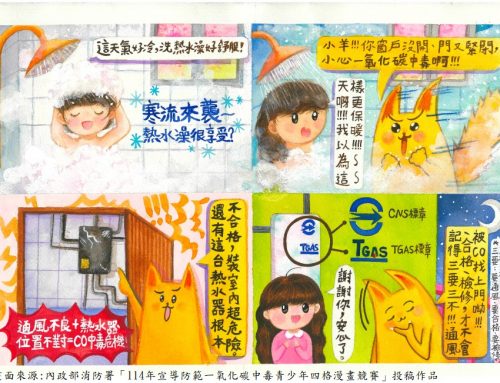 1/19消防節~感謝消防人員辛勞，讓我們一起防範一氧化碳中毒☠️的意外！