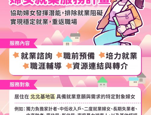 115年度婦展持續陪你走在就業路上