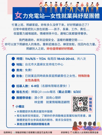 114支持性團體海報