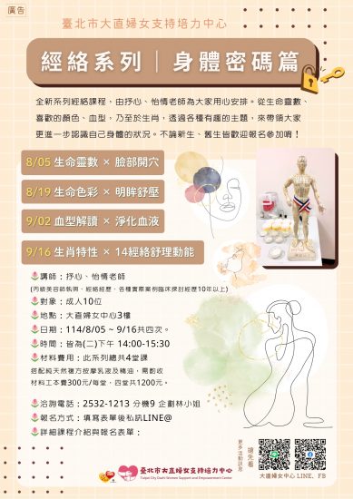 經絡系列-身體密碼