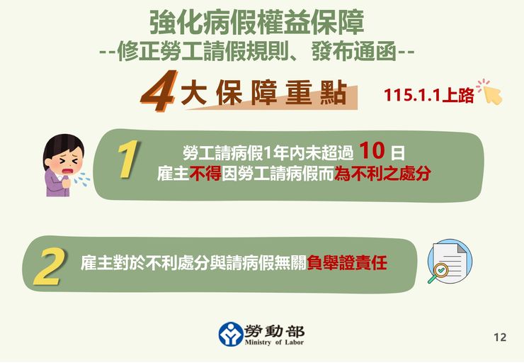 2026勞工病假新制懶人包
